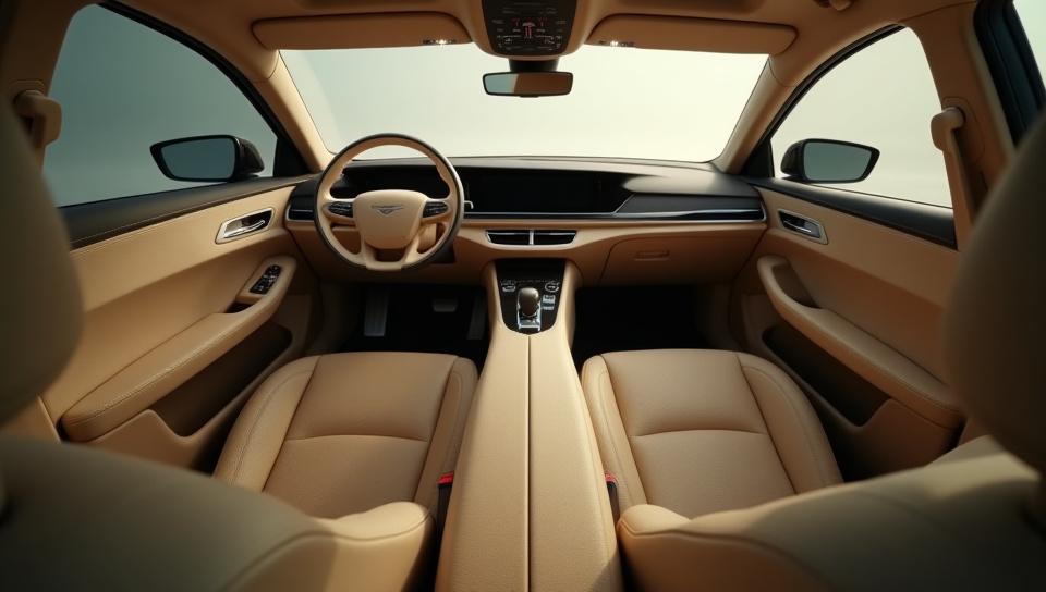 エコチューンされたハイブリッド車のインテリア